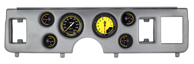 Classic Instruments 79-86 MUSTANG AUTO CROSS YELLOW 6ga SET-FORD - CDMU79AXY01BA