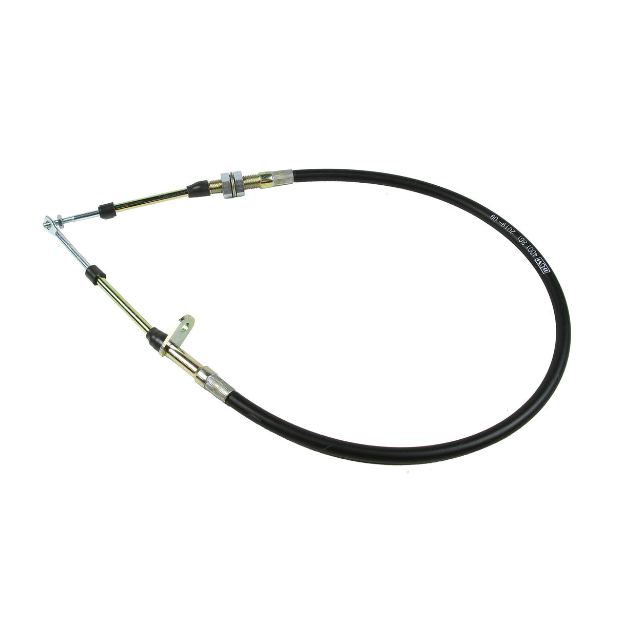 B&M Super Duty Shifter Cable - 3-Foot Length - Black - 81831