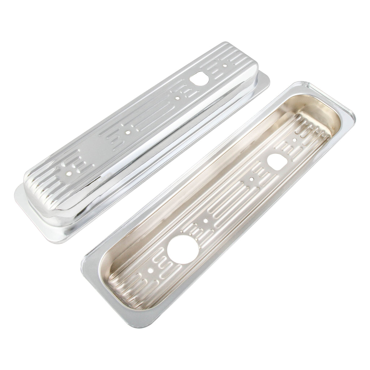 Mr Gasket Chrome Valve Covers Caps - 9847