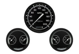 Classic Instruments AUTO CROSS GREY 5" SPEEDO & 2 - 3"DUALS- - AX64GBLF
