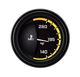 Classic Instruments AutoCross Yellow 2 1/8" Water Temp - AX26YBLF