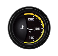 Classic Instruments AutoCross Yellow 2-1/8" Water Temperature Gauge - AX26YBLF