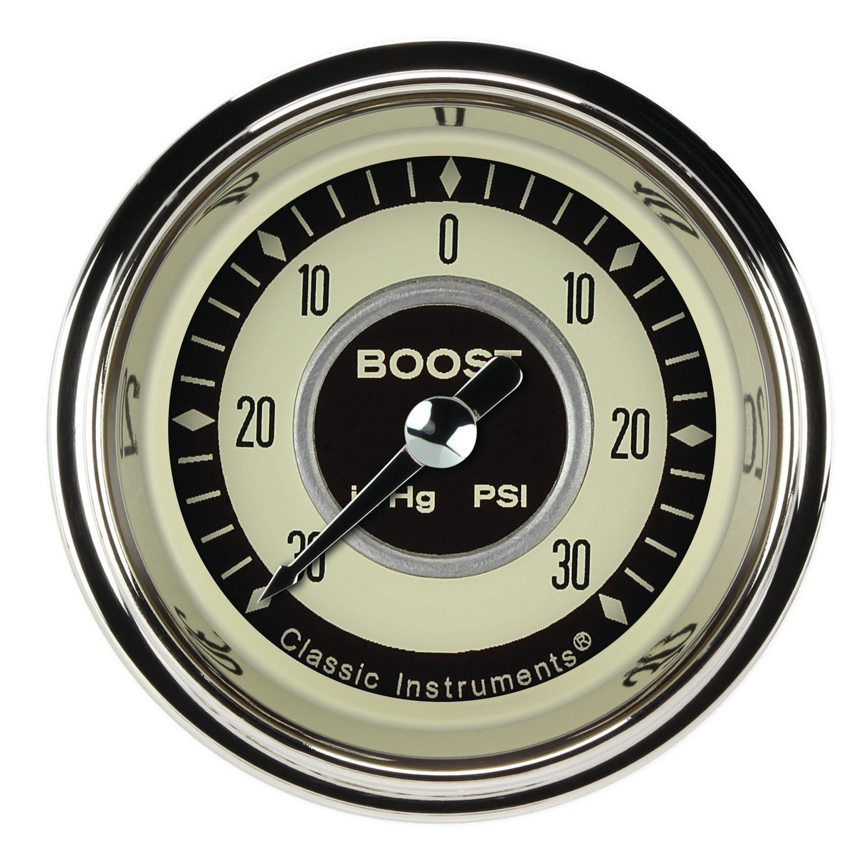 Classic Instruments Nostalgia VT 2-1/8" Boost/Vac Gauge - NT141SHC