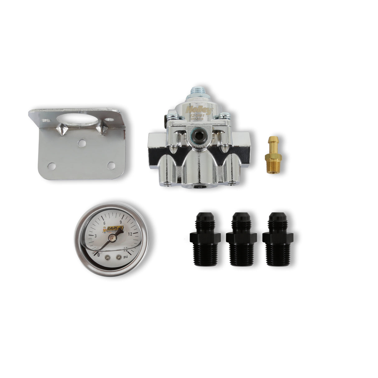 Holley Die Cast Bypass Fuel Pressure Regulator Kit - 12-881KIT