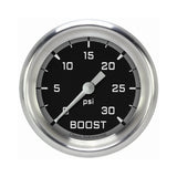 Classic Instruments Autocross Gray 2-5/8" Boost Gauge (30 PSI) - AX342GAPF