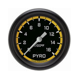 Classic Instruments Autocross Yellow 2-5/8" Exhaust Gas Tempature Gauge - AX398YBPF