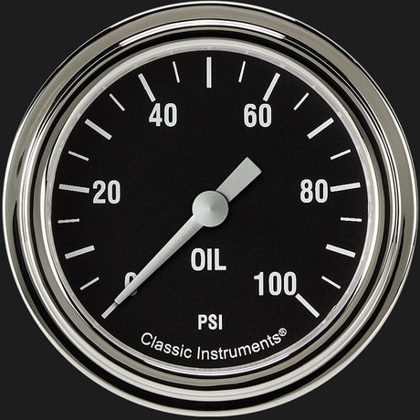Classic Instruments Hot Rod 2 5/8" Oil Pressure Gauge - HR381SLF