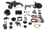 Holley 20-220BK Premium Mid-Mount Complete Accessory System - GM Gen V LT4 Wet Sump Engines- Black Finish