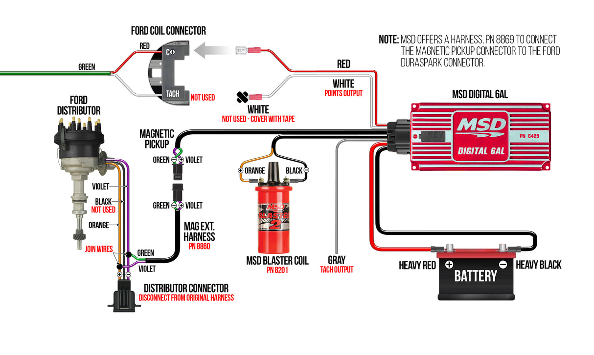 MSD Digital 6AL Ignition Control - Red - 6425