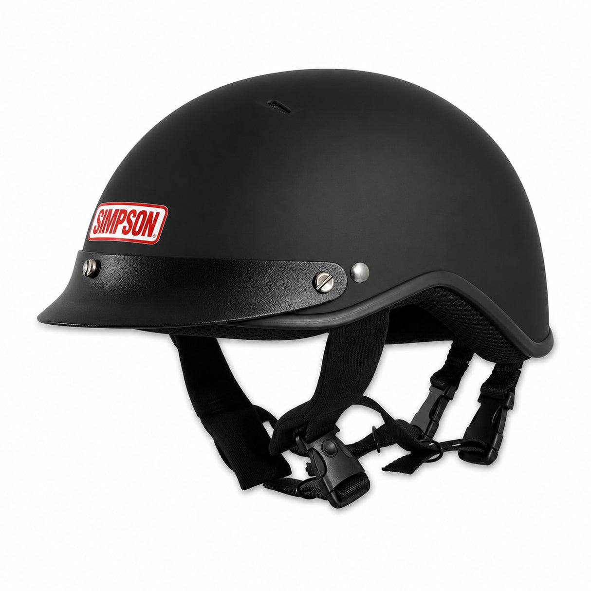 Simpson Safety SHORTY CREW HELMET LARGE BLACK - 9430032
