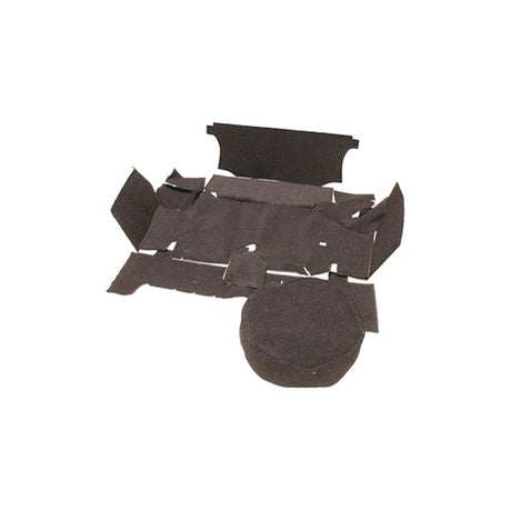 Scott Drake Trunk Carpet Kit (Coupe, Black) - TMK-CP-67-BK
