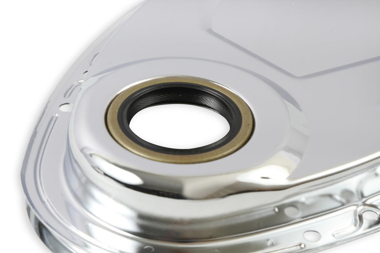 Mr Gasket Timing Cover - Chrome - 4590