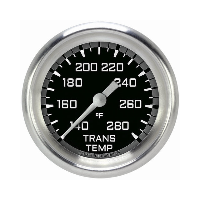 Classic Instruments Autocross Gray 2 5/8" Transmission Temperature Gauge - AX327GAPF