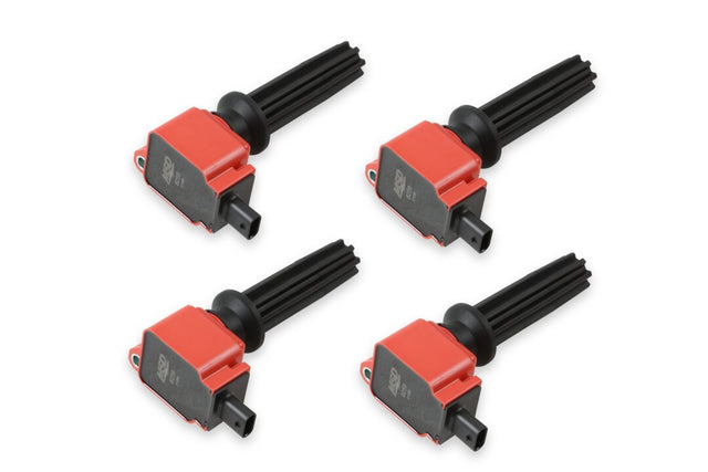 MSD Ignition Coil - Ford EcoBoost - 2.0L/2.3L L4 - Red - 4-Pack - 82594