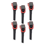 MSD Ignition Coil - Ford EcoBoost - 2.7L / 3.0L V6 - Red - 6-Pack - 826016