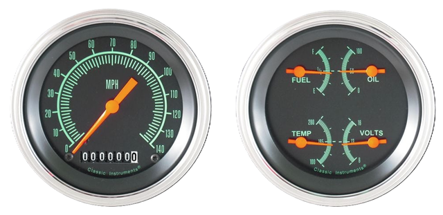 Classic Instruments G STOCK 3IN SPEEDO/QUAD-GM - GS02SLC