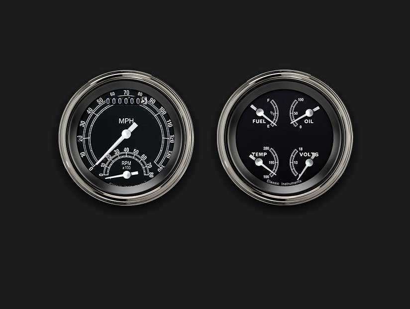 Classic Instruments Traditional Series Two Gauge Set - TR32SLF