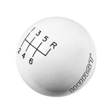 Hurst Shift Knob - 6-Speed - White - 1630056