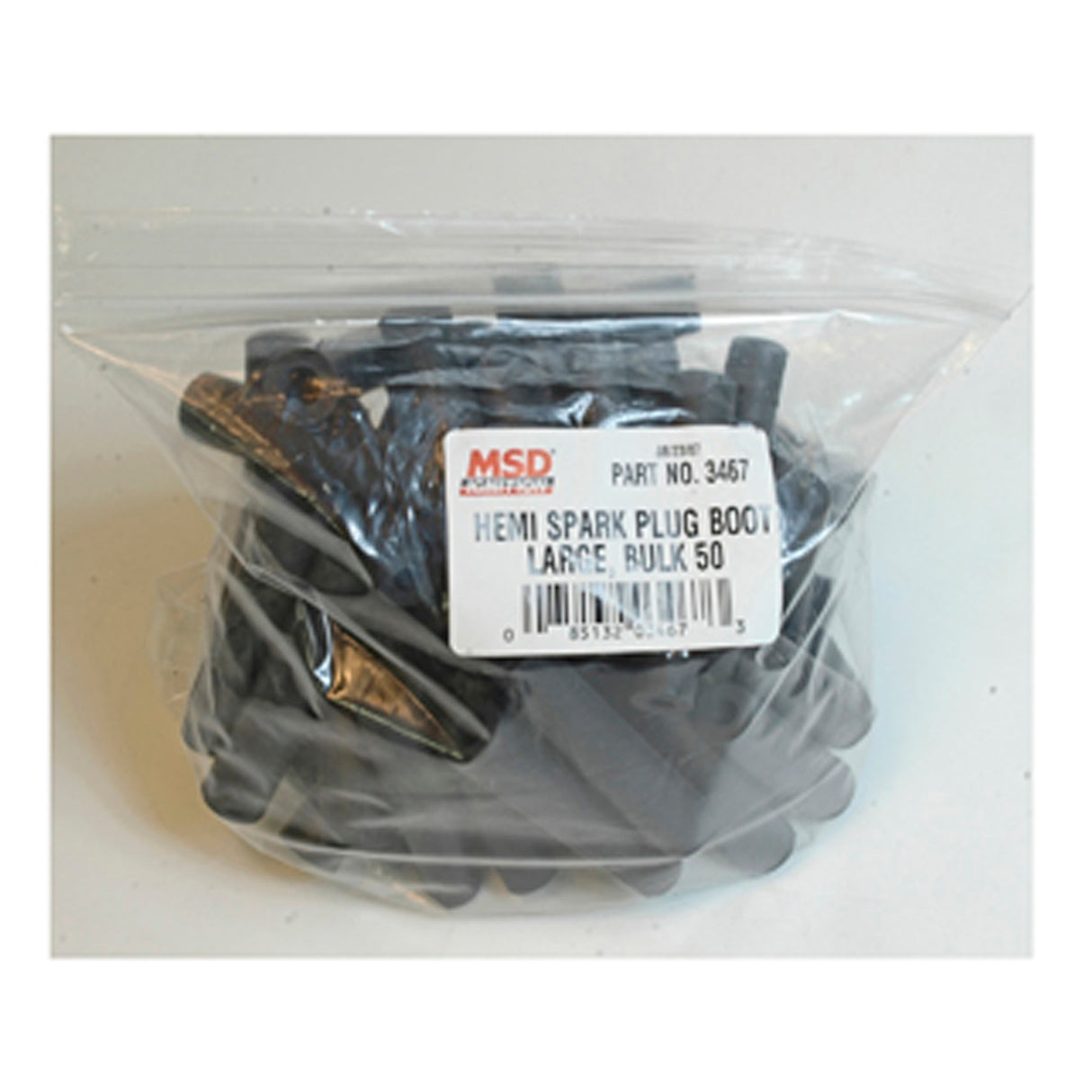 MSD Hemi Spark Plug Boot, Bulk 50, For Hemi Tubes - 3467
