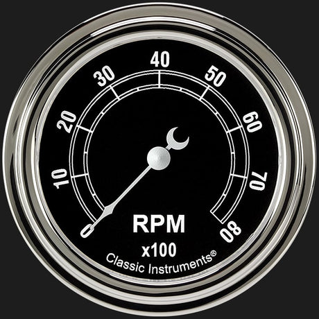 Classic Instruments Traditional 2 5/8" Tachometer - TR383SLF