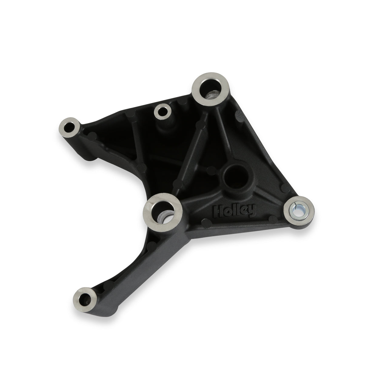 Holley 97-421 A/C Bracket with Hardware - Black