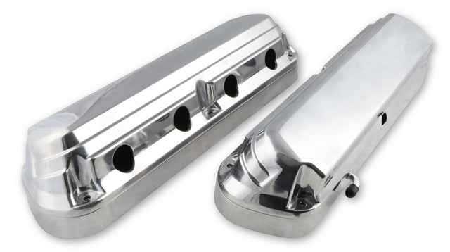 Holley 241-186 2-Piece Ford Style Valve Cover - Gen III/IV LS - Polished