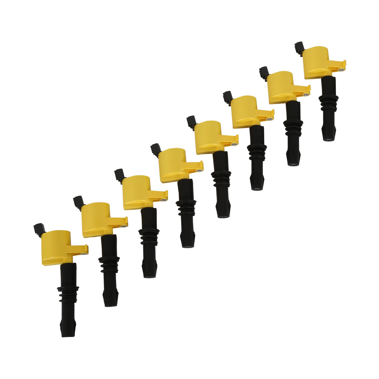 ACCEL Ignition Coil - SuperCoil- 2004-2008 Ford 4.6L/5.4L/6.8L 3-valve- Yellow- 8-Pack - 140033-8