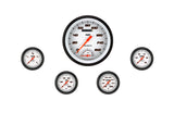 Classic Instruments Velocity White Five Gauge Set 165 - VS165WBLF