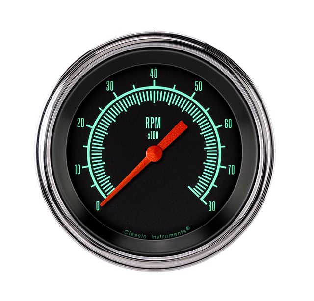 Classic Instruments G/Stock 3 3/8" Tachometer - GS80SLF