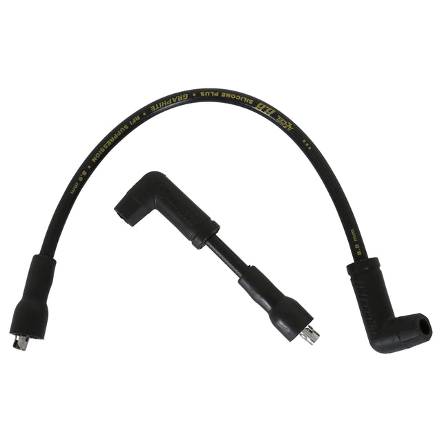 ACCEL Custom Race Wire - Select Dyna & Touring Applications - 8.8mm - Spiral Core - Black - 172071K