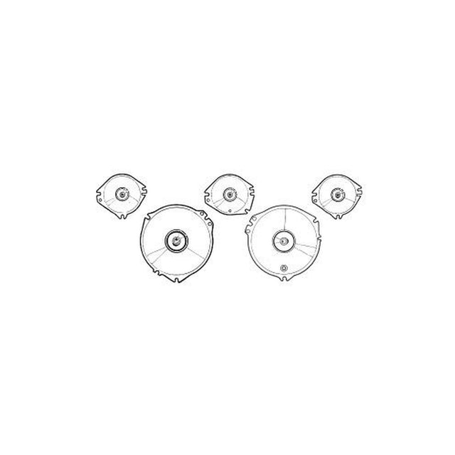 Scott Drake Instrument Lens Set (with Tach) - C7ZZ-10887-A-D