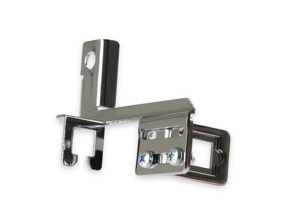 Mr Gasket Throttle And Transmission Kickdown Cable Bracket - Chrome - 6039