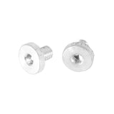 STILO Colored Visor Screw Kits Silver - YA0817