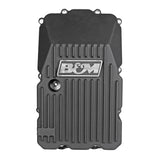 B&M Hi-Tek Deep Transmission Pan - Aluminum - Toyota - Black - 70393