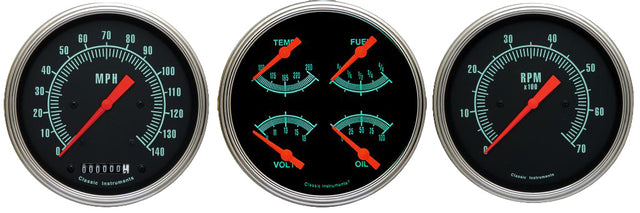 Classic Instruments G/Stock Series Three Gauge Set - GS53SLF