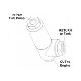 Holley 12-875 EFI Filter Regulator 3/8" NPT