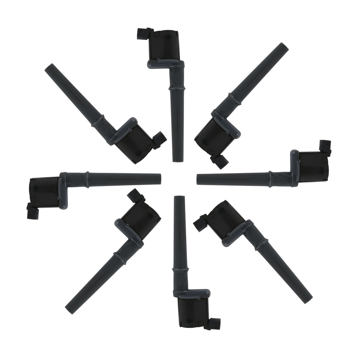 ACCEL Ignition Coil - SuperCoil -Ford 4 valve modular engine 4.6/5.4L‚ Black - 8 Pack - 140034K-8