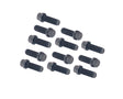 Mr Gasket Header Bolts -3/8-16 x 1 Inch Hex Head - Black Oxide - 917