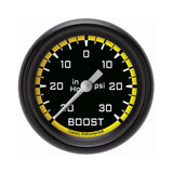 Classic Instruments Autocross Yellow 2-5/8" Boost/Vac Gauge - AX341YBPF