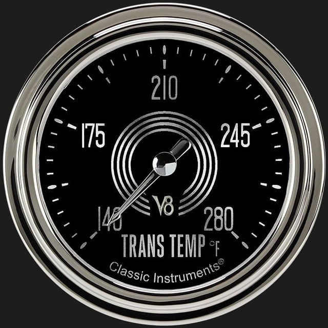 Classic Instruments V8 Speedster 2 5/8" Transmission Temperature Gauge - V8SR327SLC