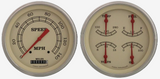 Classic Instruments Vintage 5" Speedo & 5" Quad - VT52GLC
