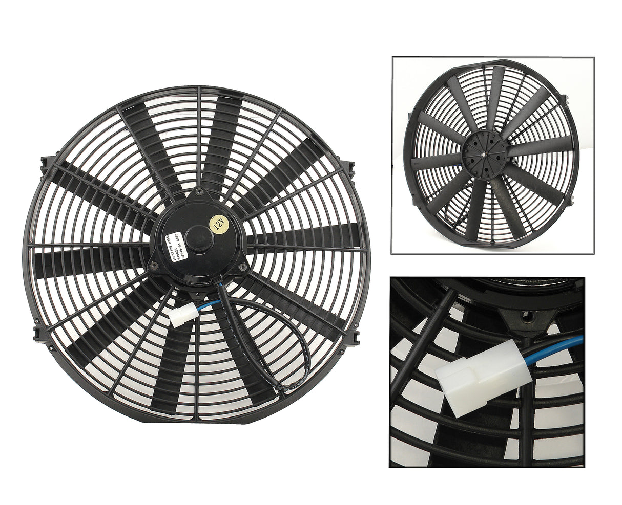 Mr Gasket Electric Cooling Fan - Reversible - 16 Inch Diameter - 2000 CFM - 1988MRG
