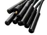 ACCEL Spark Plug Wire Set - Universal - 180 Deg Black Ceramic Boots - 9000CK