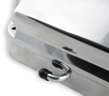 Holley 2-Piece Ford Style Valve Cover - Gen III/IV LS - Polished - 241-186