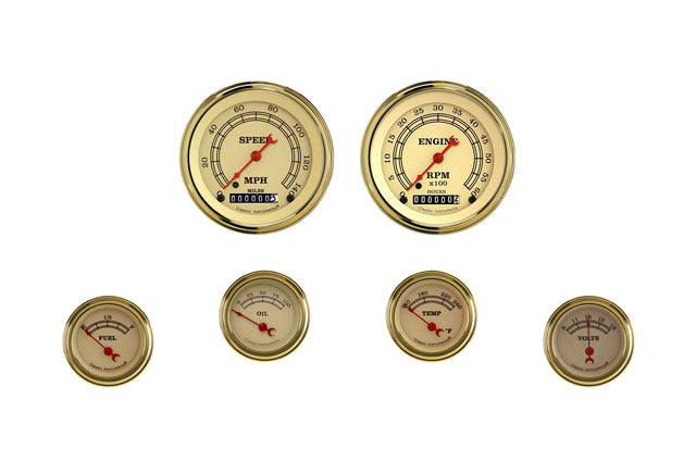 Classic Instruments VINTAGE SERIES 6 GAUTOGE SET-GM - VT01GLC