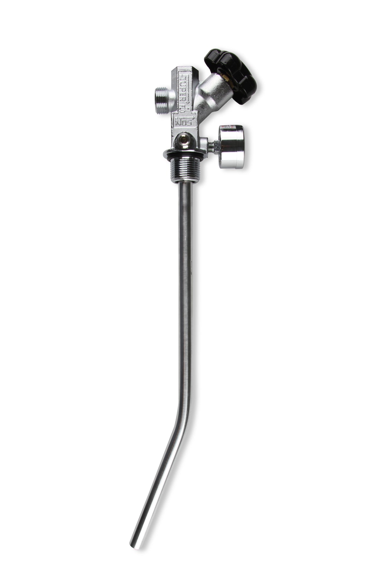 NOS 10 lb. Bottle Super Hi-Flow Valve Assembly with Siphon Tube and Blue Gauge - 16137ANOS
