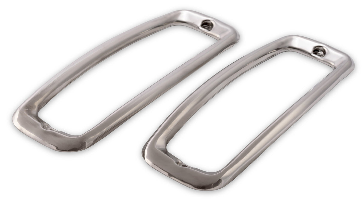 Scott Drake Tail Light Bezels, Stainless Steel - C7TZ-99279A6-7S