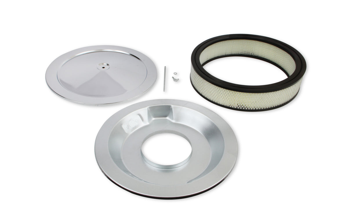 Mr Gasket Competition Air Cleaner - Chrome - 9790