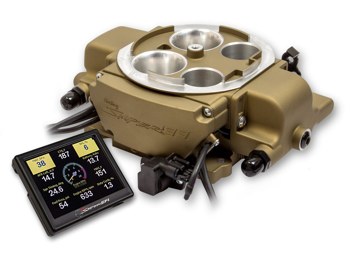 Holley 550-869K Sniper EFI Quadrajet™ Master Kit - Classic Gold