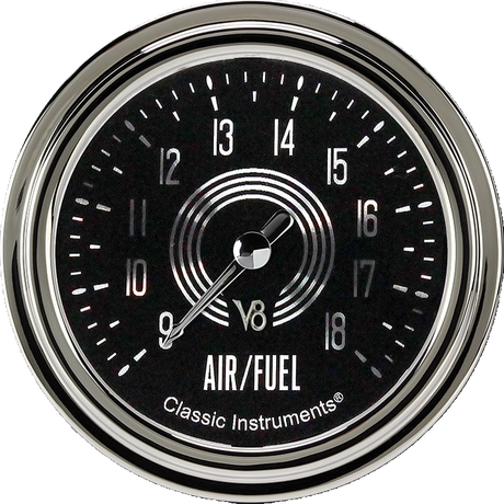 Classic Instruments V8 Speedster 2 5/8" Air Fuel Ratio Gauge - V8SR394SLC